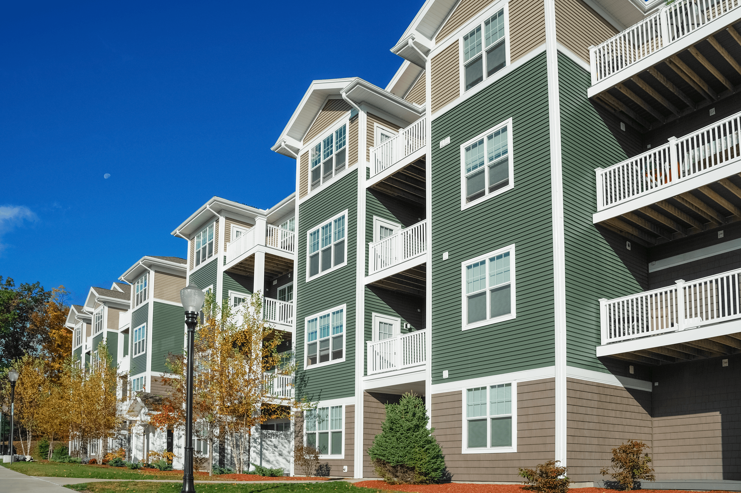 green townhouses
